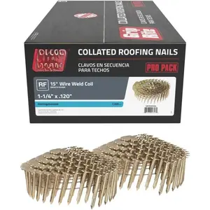 Coil Roofing  1-1/4" Long Smooth Shank 7200 / Box