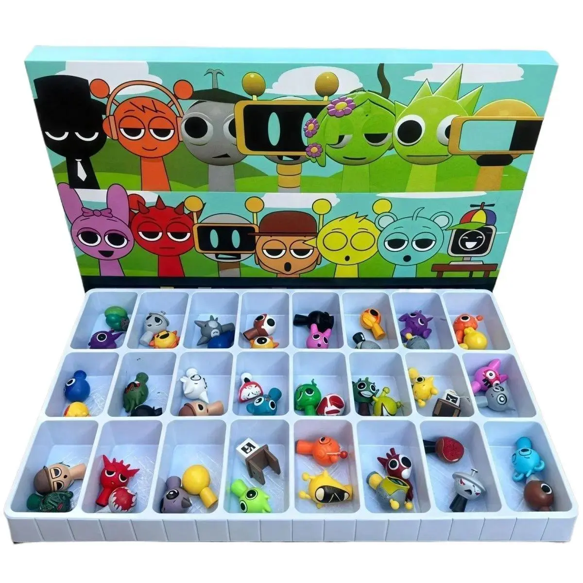 Toys Sprunki Incredi box Anime Action Figures Sprunki Game Cartoon hot new 24pcs/48pcs Sprunki Figures Mode