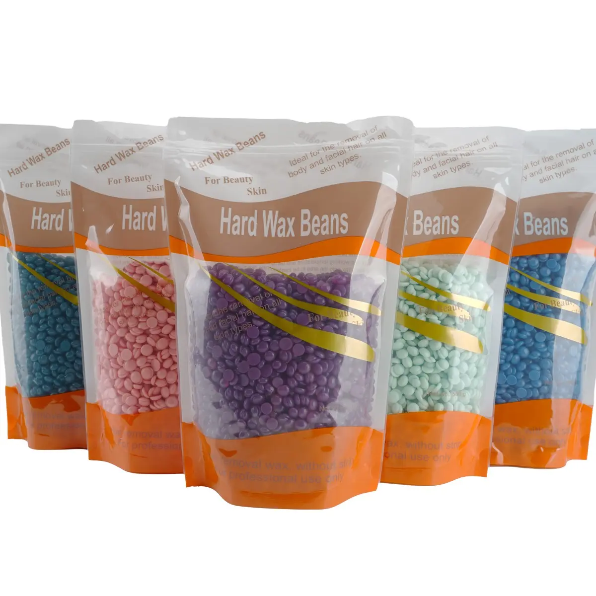 Wax Beads 500g Bag, Hair Removal Wax Beans for Men and Women, Full Body and Brazilian Bikini Area, Home Use Waxing Kit, Hair Remover Wax