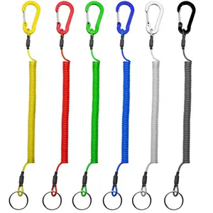 Retractable safety rope, equipped with an aluminum alloy carabiner