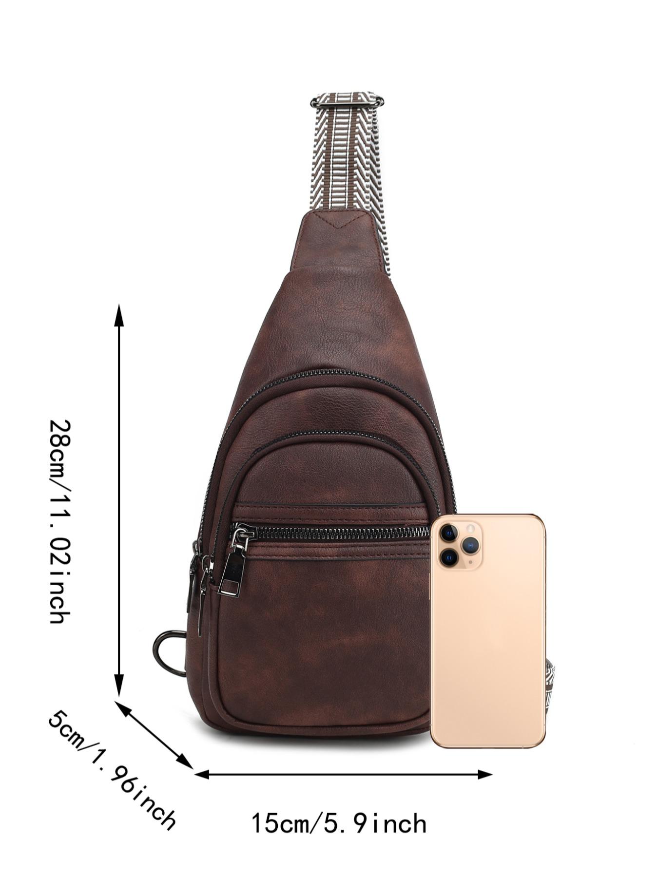 Women's Fashionable Solid Color Crossbody Bag for Summer, Casual Multi-pocket Fanny Affordable Luxury Bag for Daily Use, Belt Bag Bum Bag for Travel Sport Outdoor with Wide Strap