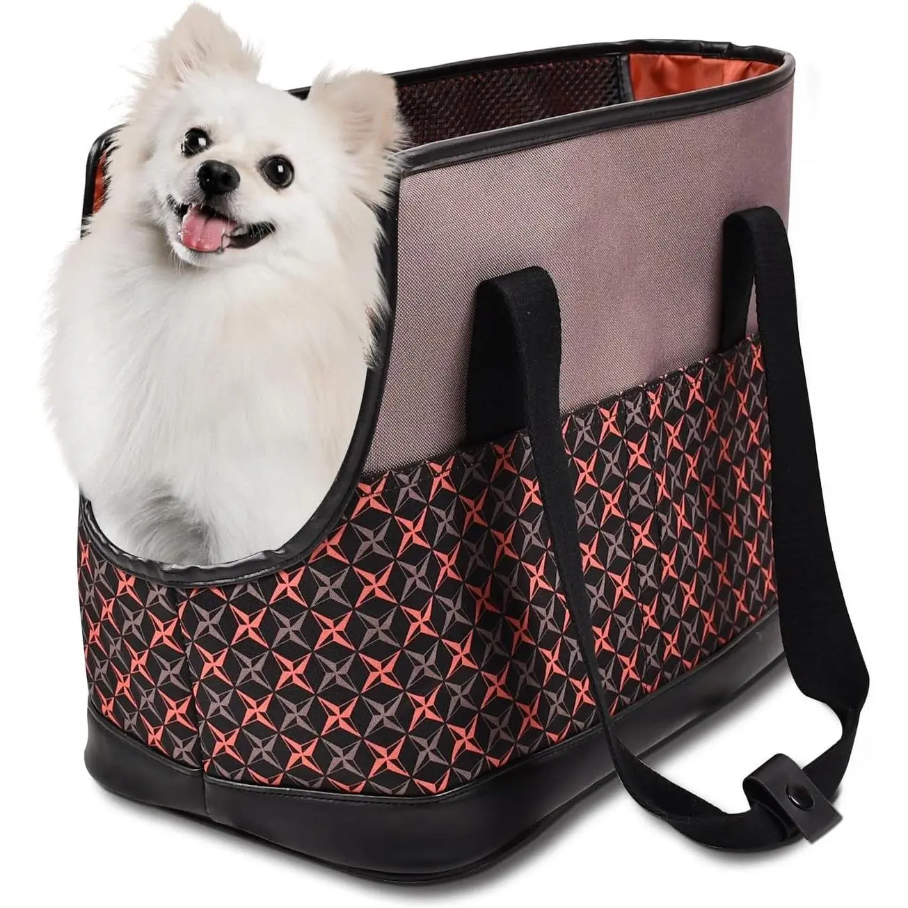 Dog Purse Carrier for Small Dogs, Soft-Sided Tote Bags with Pocket Dog Travel Supplies Portable Dog Sling with Anti-Slip Bottom