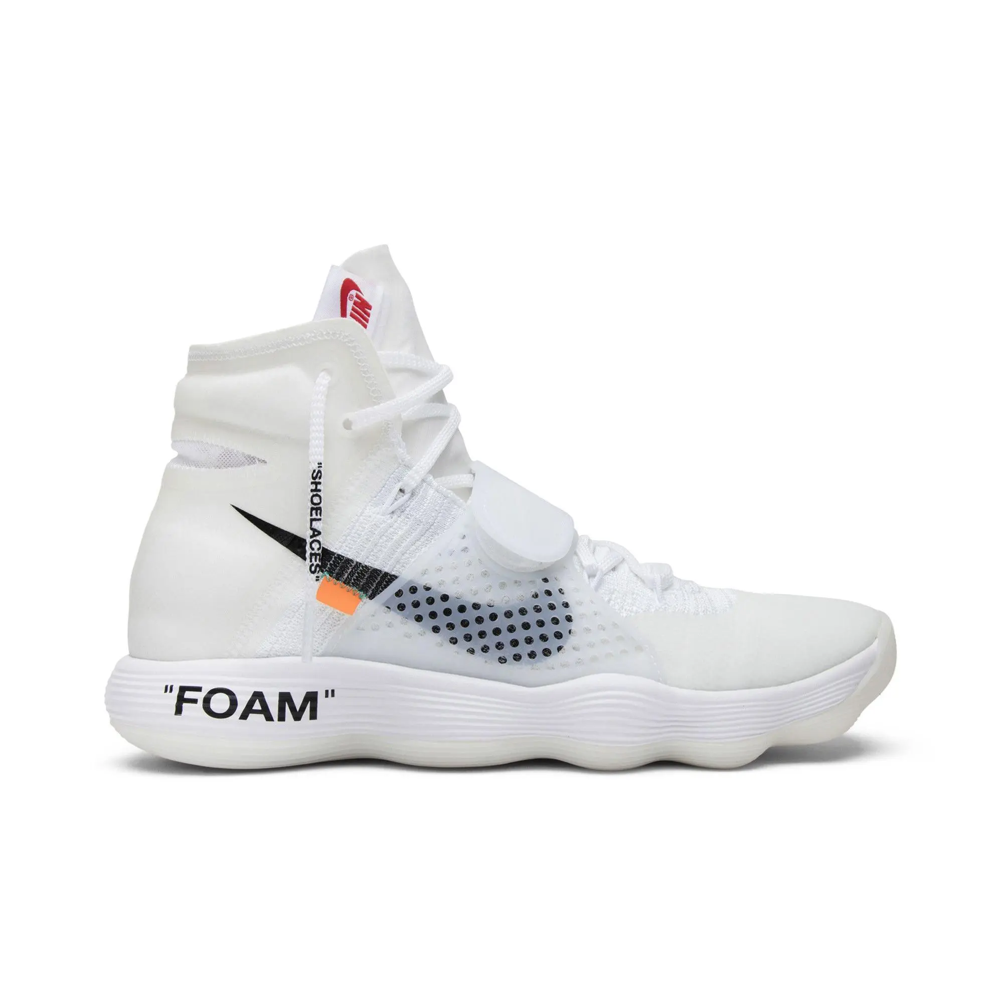 Off-White x Nike Hyperdunk 2017 Flyknit 'The Ten' (Unisex) White/White-White basketball shoes AJ4578 100