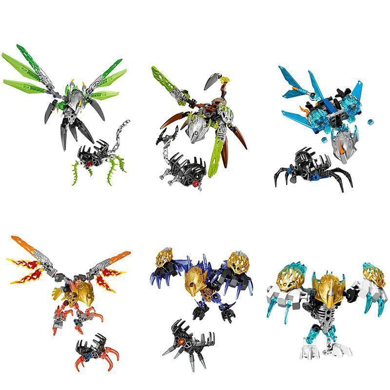 Superheroes Series Bionicle Creature Master of the Golden Mask Building Blocks Combined Robot Mecha Bricks Toys For Boys Gifts popular