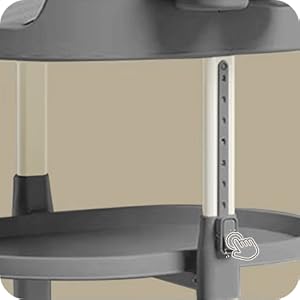 An Diaper Changing Station, Portable Changing Table for Baby, Diaper Changing Table with Storage Drawers, Waterproof Baby Changing Station with Wheels and Adjustable Height for Newborn Infant and Toddler