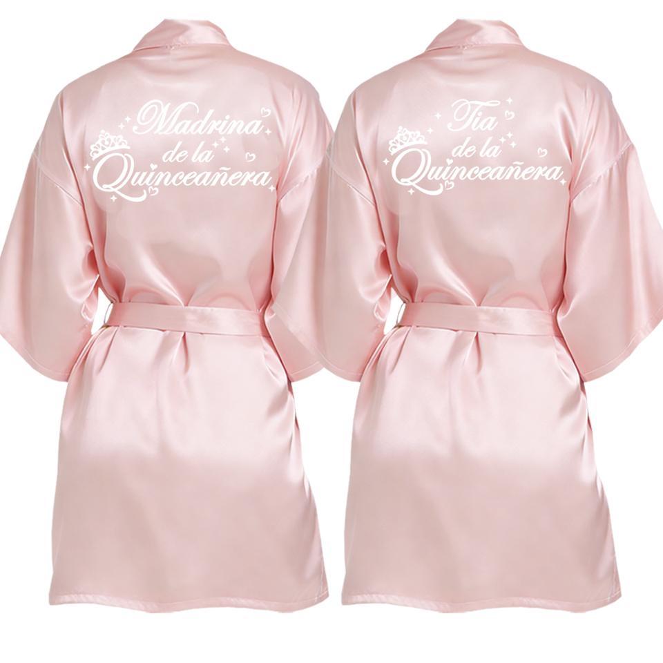 2 Pcs Elegant Quinceañera Celebration Gown Mis Quince Años Robe Girls 15th Anniversary Bathrobe for Birthday Party