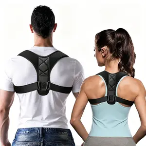 1PC Back Brace Posture Corrector for Women & Men - Adjustable Upper Back Support And Shoulder Back Brace for Neck, Clavicle, Shoulder, Back Posture Support - Breathable and Comfort Anti Hunchback