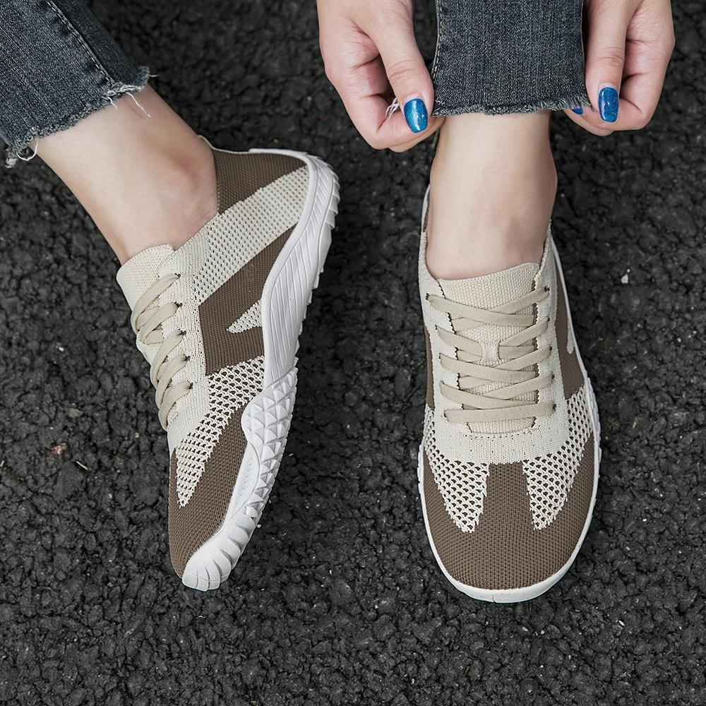 Barefoot Shoes Women Non-Slip Sole Minimalist House Sneakers Zero Drop Walking Tennis Lightweight Breathable Daily Wear Arch Support Shoes