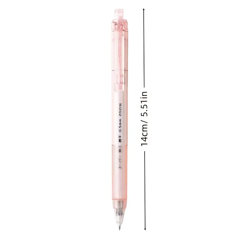 1PC neutral pen Morandi color system presses the neutral pen, the transparent pen holder has an online appearance, elegant student pen, and the writing is smooth and continuous. It is easy to use for daily writing and office records.