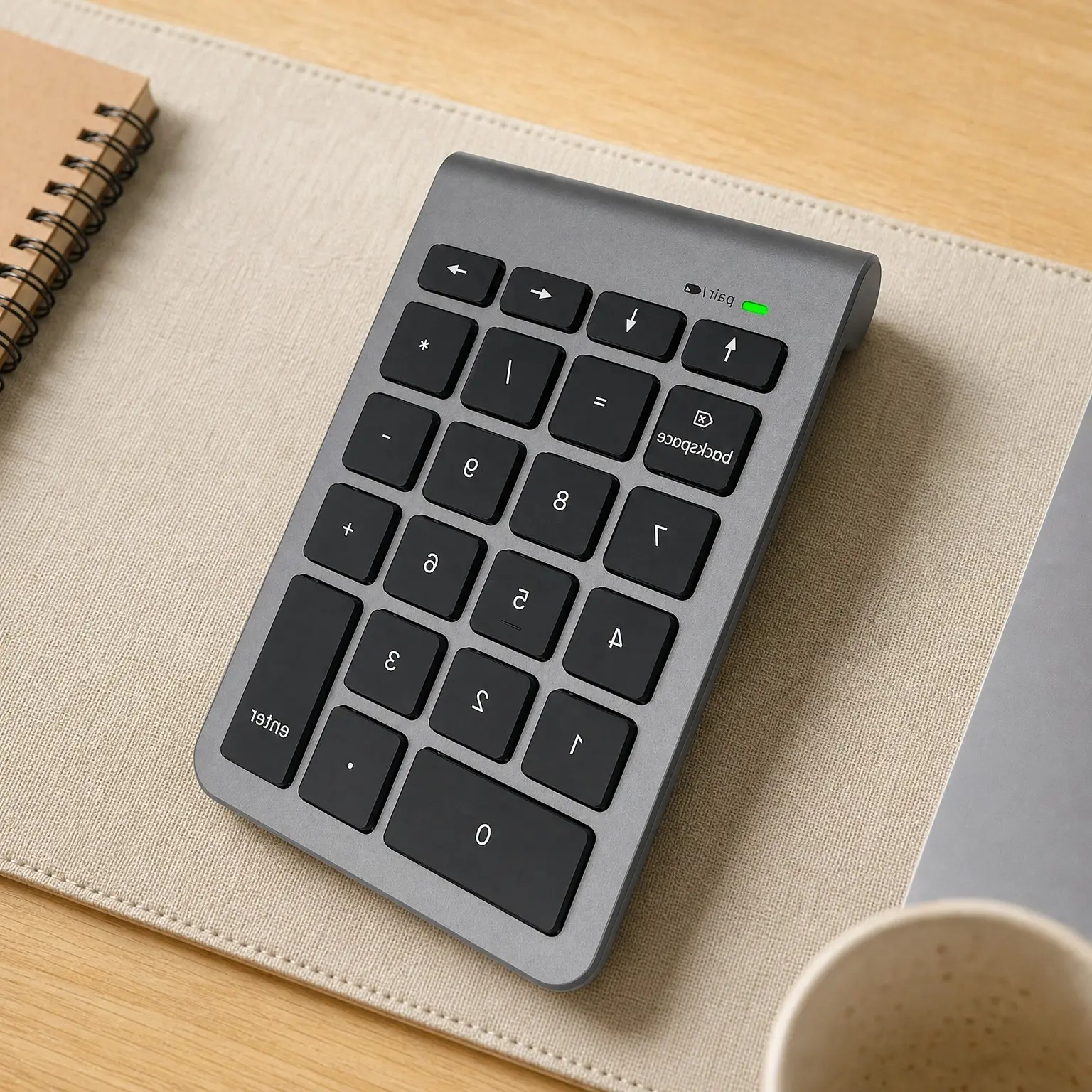 Bluetooth Wireless Numeric Keypad - 22 Key Number Pad for Data Entry, Compatible with MacBook, iPad, iPhone, iOS, Laptop, PC, AndroidGift