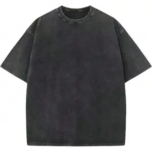 ACTCITY 3 Pack Men Oversized T Shirts Vintage Tee Loose Fit Short Sleeve Casual Streetwear Baggy Washed Unisex Tops Long Shirt 100 Percent Cotton Clothing Women