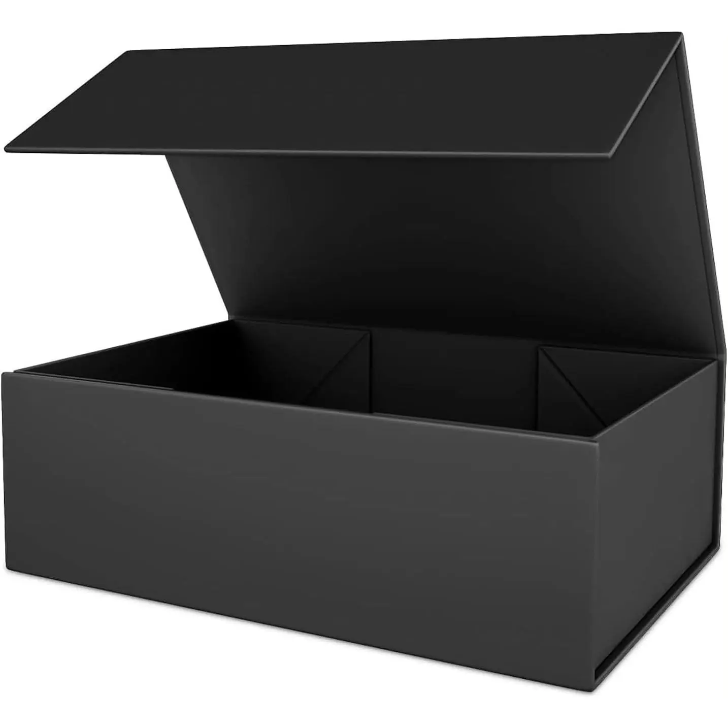 Black  Box 7.9"x7.1"x3.15", Luxury Collapsible Small  Box with  Closure Lid for Bridesmaid Groomsman Proposal, Wedding, Birthday, Graduation  Packaging