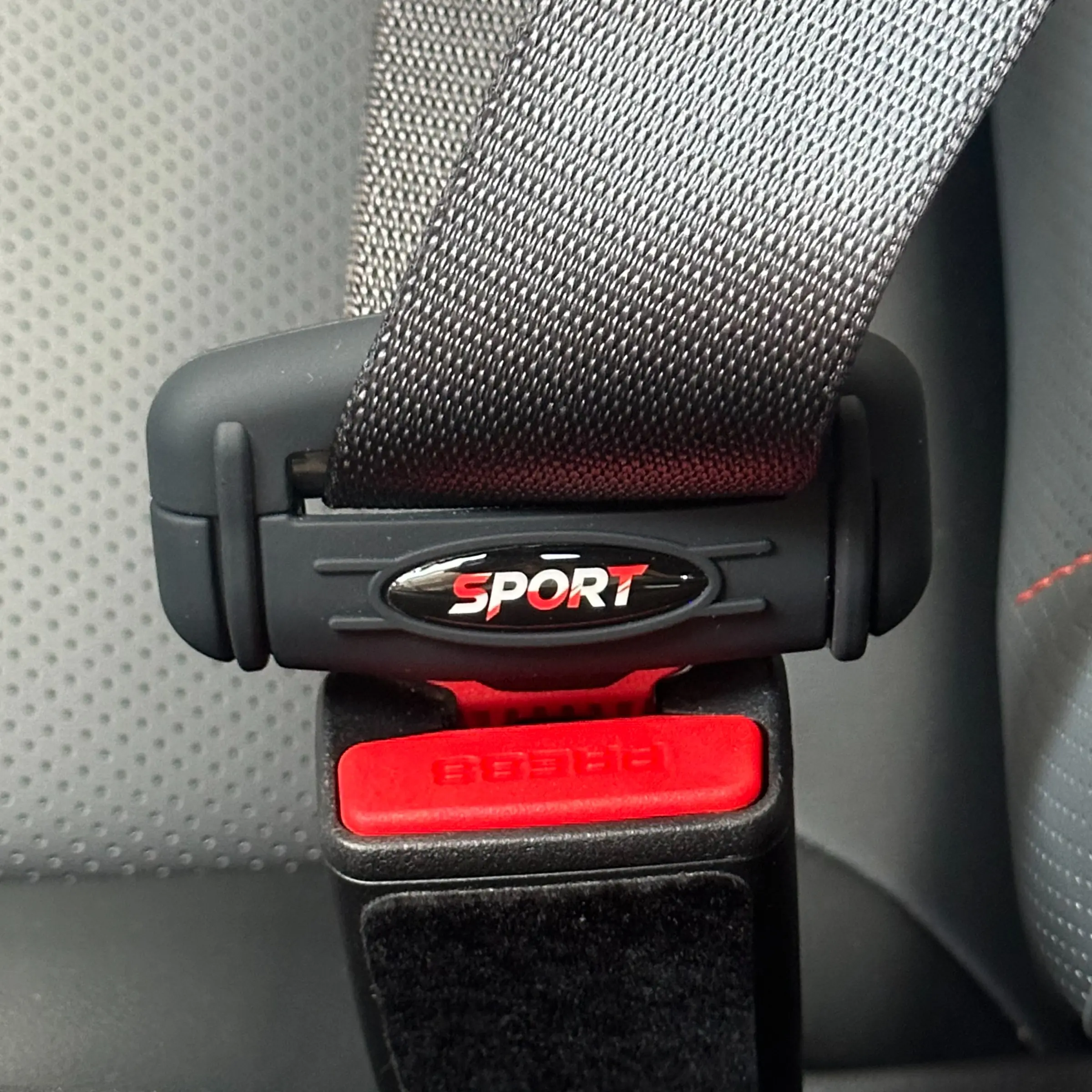 2-Pack Car Seat Belt Buckle Silicone Protector, Sport Style, Scratch-Resistant, Noise-Free, Fits All Small Plugs, Suv & Sedan Compatible