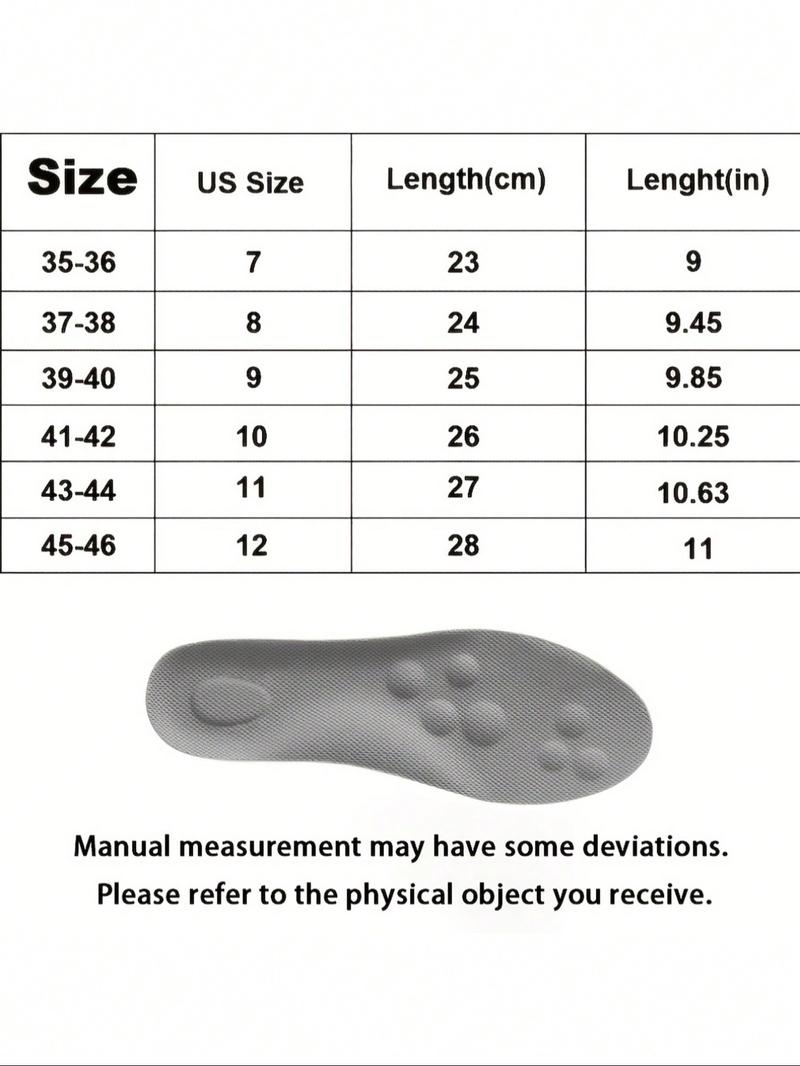 Unisex Sporty Minimalist Shoe Insoles, Trendy Breathable Comfortable ...