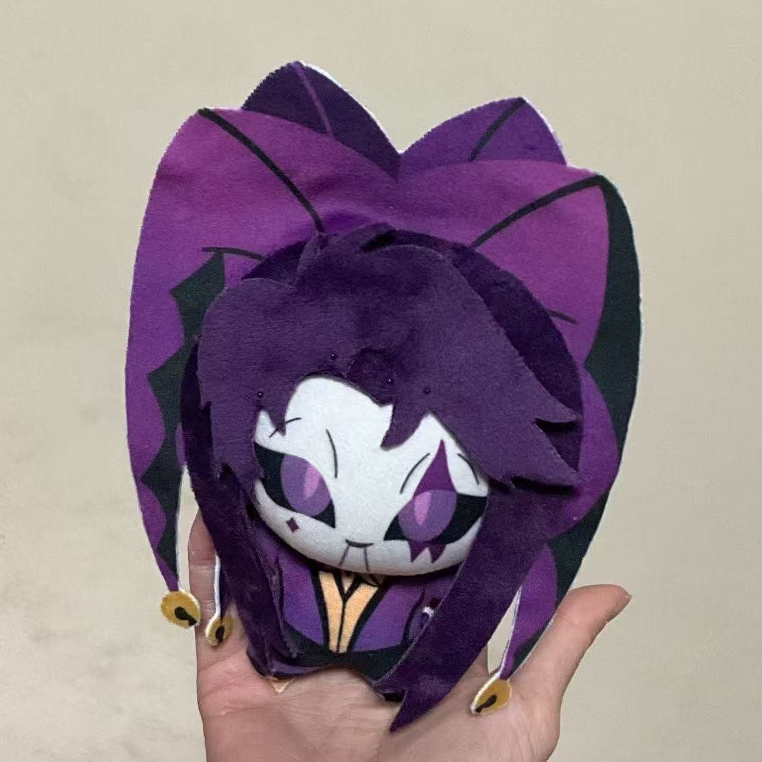 10cm Stuffed The Freak Circus Jester Plushie Jester Toys Cotton Doll Backpack Ornament Pendant Plush Kechain Fans Birthday Gift