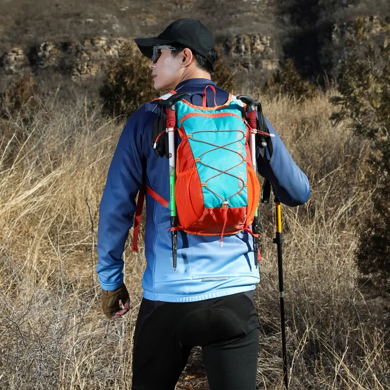 16L Ultra-Light Cycling Backpack, Breathable Hydration Vest, Unisex Marathon Trail Running Hiking Climbing Waterproof Dual Shoulder Bag