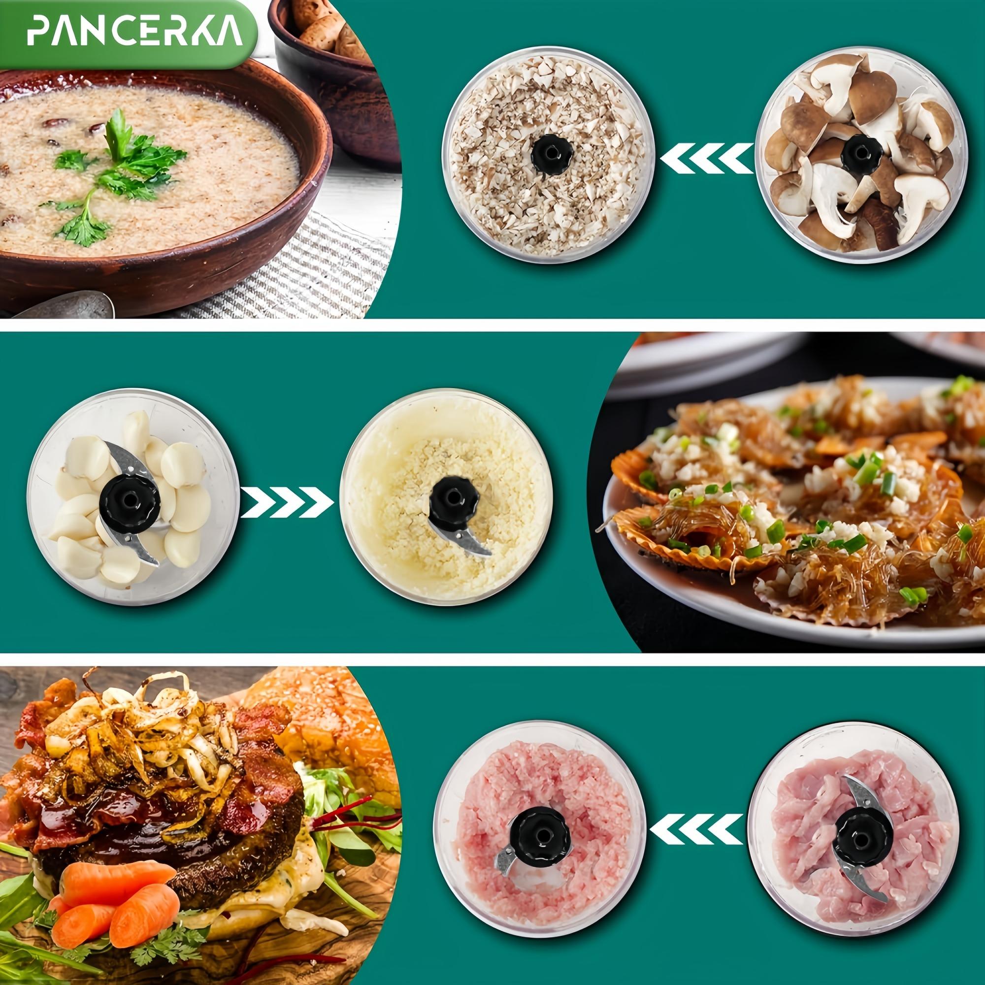 US Plug Charging Electric Vegetable Chopper, 1/2 Counts Mini Food Grade Processor, Convenient Food Chopper for Cutting, Dicing, Chopping and Pureeing, Kitchen Appliances, Kitchen Accessories