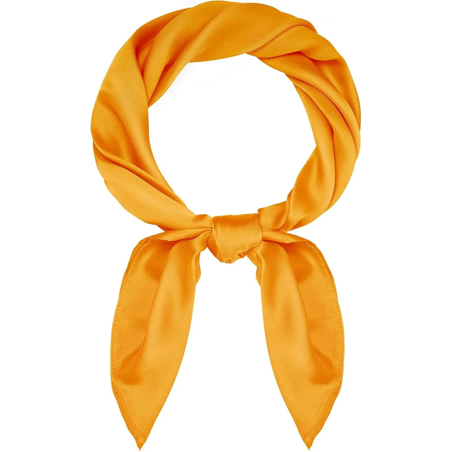 Satin Scarf  Scarf Square Bandanas Hair Handkerchief 27.5 inch