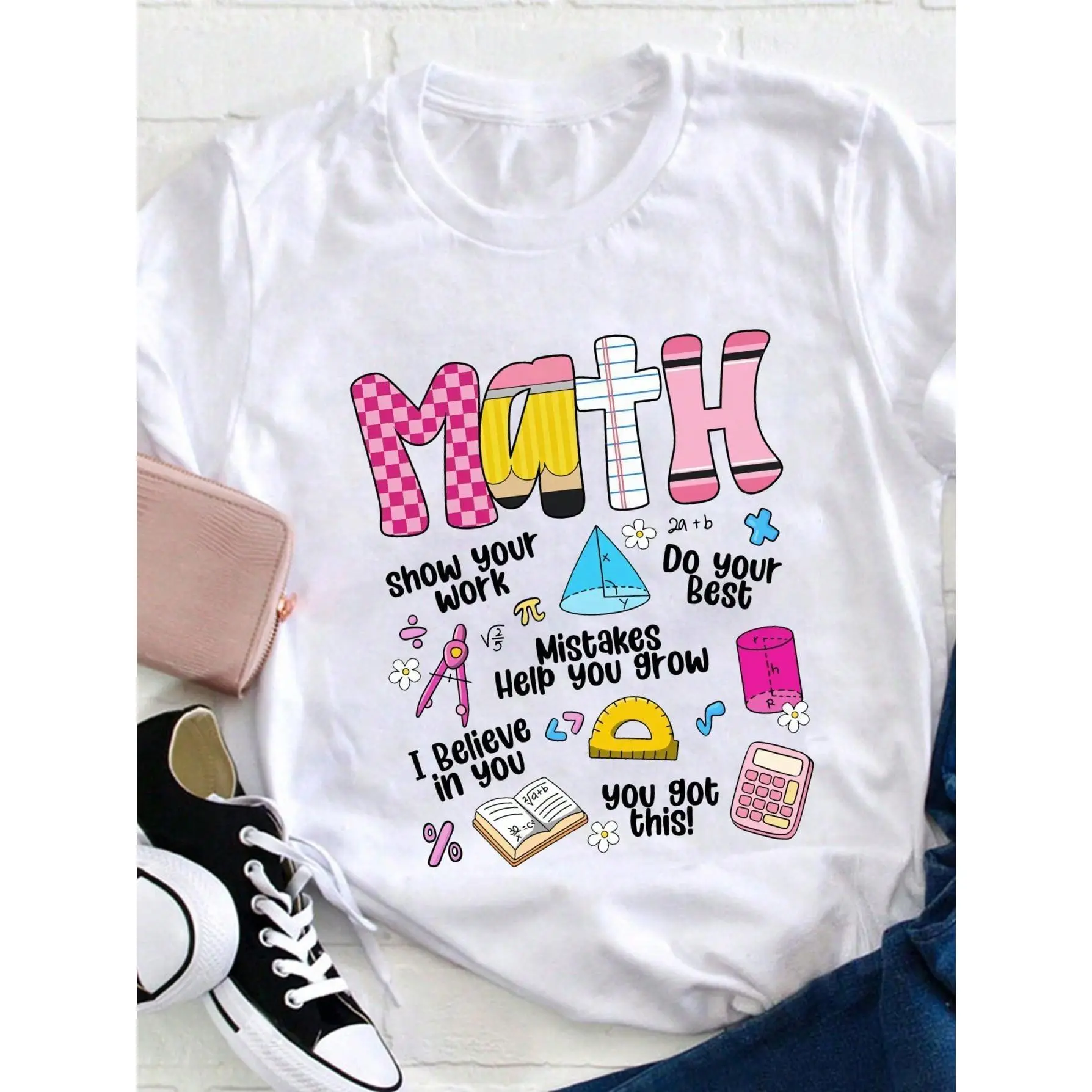 Math Teacher, The Math Aint Mathin, Back To, Teacher Appreciation, Math Lover, New Teacher Gift, Teacher Life, Loose, Comfortable And Softr, Teacher Shirts