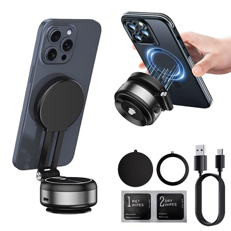 Magnetic Car Phone Holder, Foldable Magnetic Car Phone Stand, Durable Dashboard Phone Mount for Smartphones, Cell Phone Car Mount, Mobile Phone Accessories