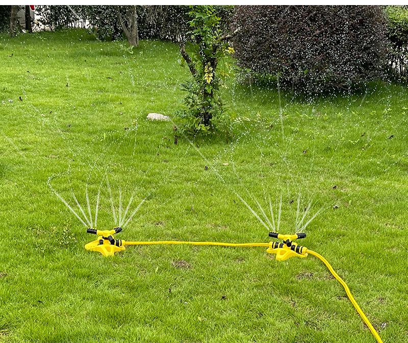 Eco 360-Degree Rotating Automatic Sprinkler for Villas and Gardens, ideal for watering lawns and can be connected in series