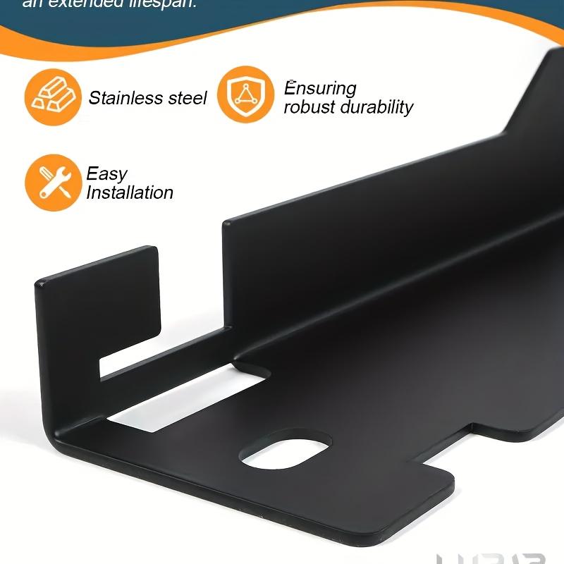 Pair of Wheel Alignment Tools – Heavy-Duty Toe-In Positioning Plates with Hanging Holes for Easy Wall Storage, Upgraded Design in Black/Silver