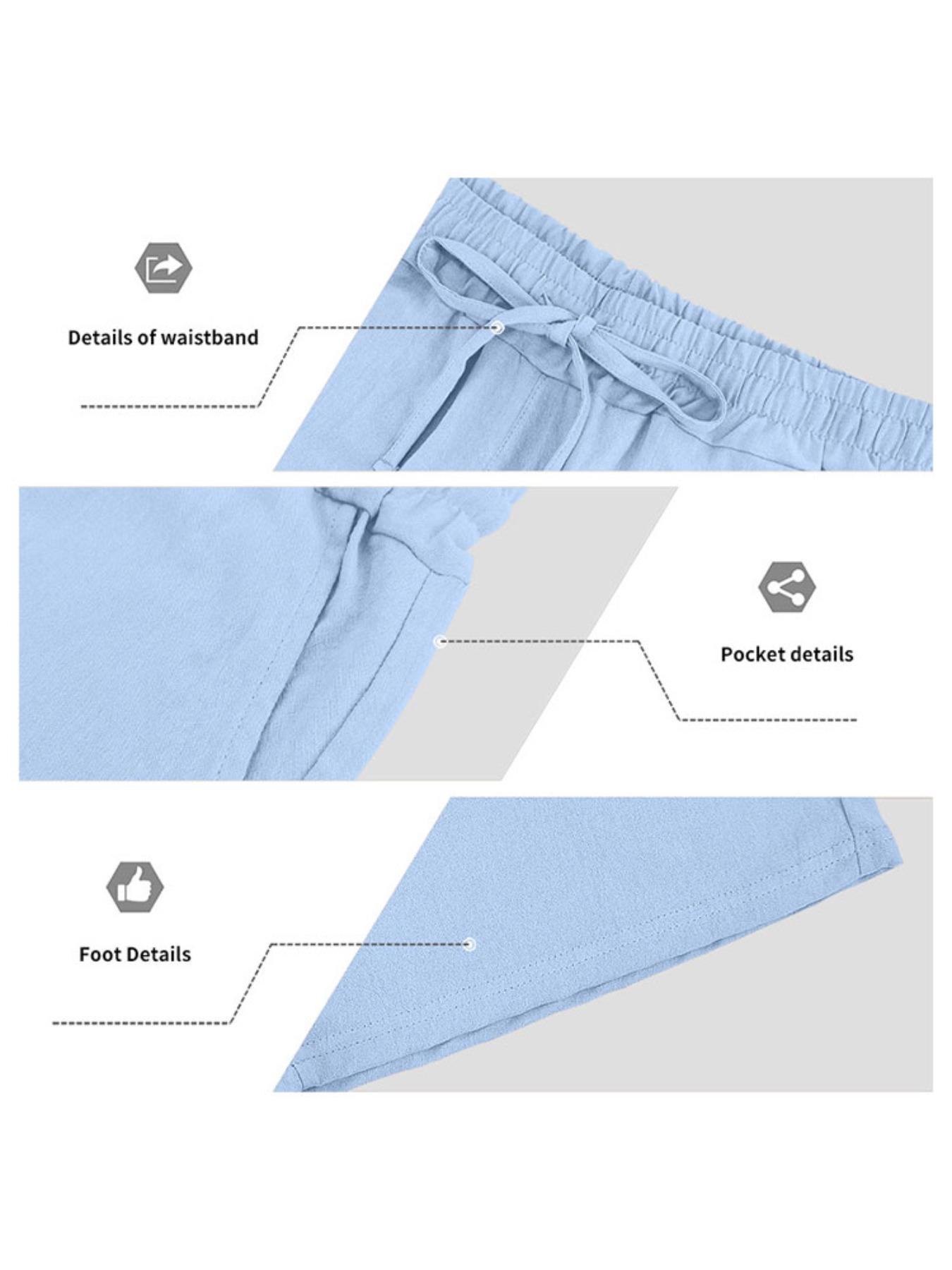 Men's Trendy Casual Linen 2-Piece Set, Henry Neck Shirt & Shorts, Summer Beach Vacation Style, Easy Match for Beach & Daily Wear