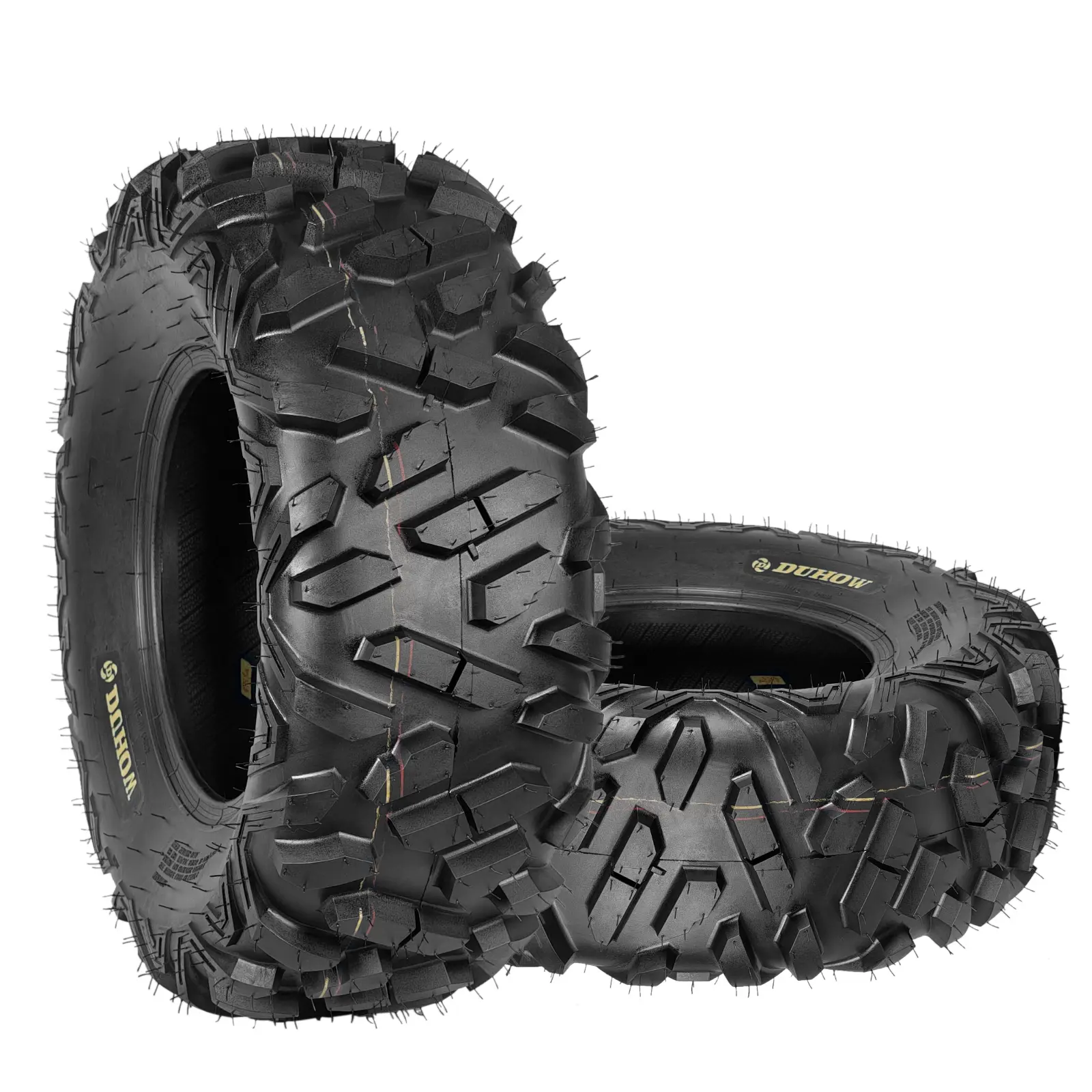 Garvee New Upgraded 2pcs AT26X9-12 2 Pack 26x9-12 ATV UTV Tires 6-Ply All-Terrain Tubeless Tires for Daily Work, Hunting & Recreational Riding on ATV, UTV, Quad and 4 Wheeler Lawn Mower Tire Off-Road Use Only