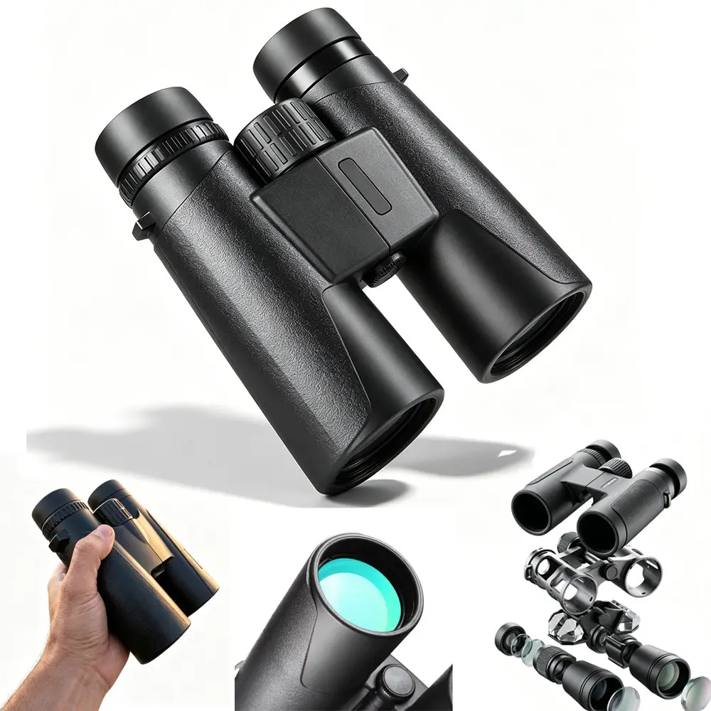 10x42 Waterproof Fog-Proof Binoculars, Clear Imaging in Low Light, Ideal for Outdoor Events, Camping, Sports, and Daily Use, Camping Supplies, Hiking Essentials, Camping Equipment