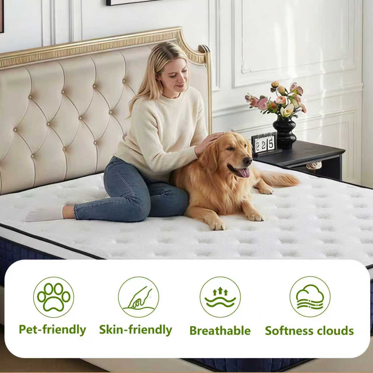 Queen King Mattress 8/10/12 Inch 14 InchSuperior Firm Hybrid Mattress In A Box - EuroTop Luxury Mattress-Gel Memory Foam AndInnerspring Hybrid Mattress For MotionIsolation, Edge Support, 365-nights Trail