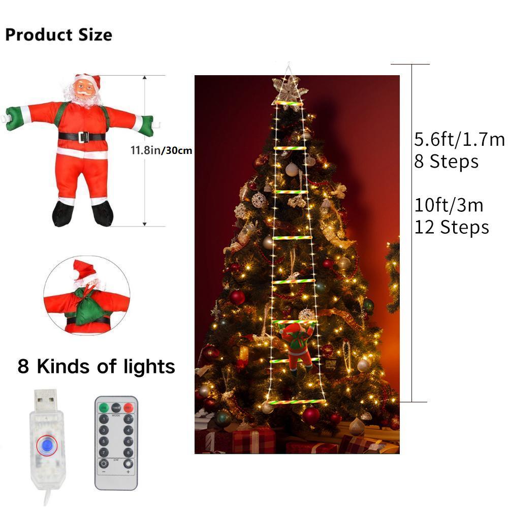 USB Powered LED Christmas Decorative Light, Santa Claus Design Christmas Decoration Light, Novelty Lighting for Indoor Outdoor, Window, Garden, Home, Wall, Tree