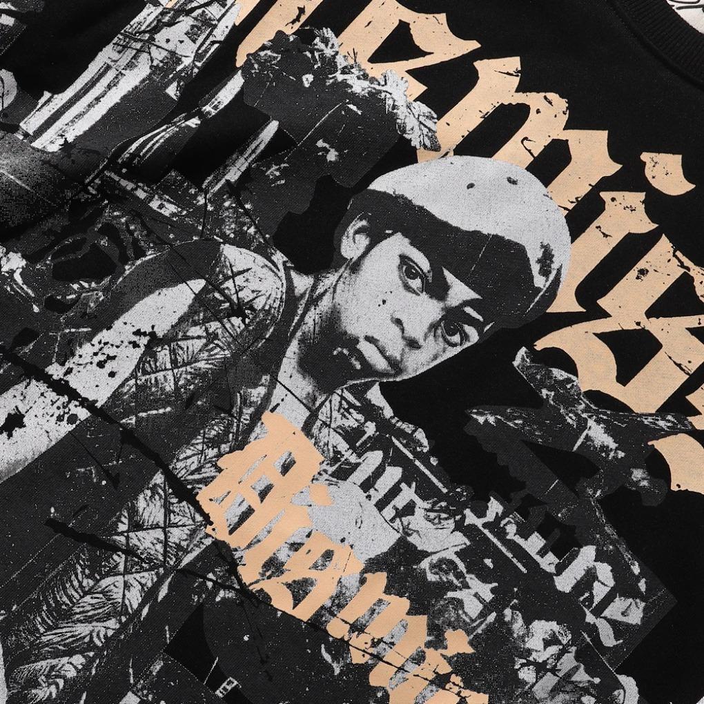 Rhinestone Logo Bling graffiti letter print T Shirt Men Women Grey wash loose casual Tees Fashion Harajuku Shinning Diamond Tops