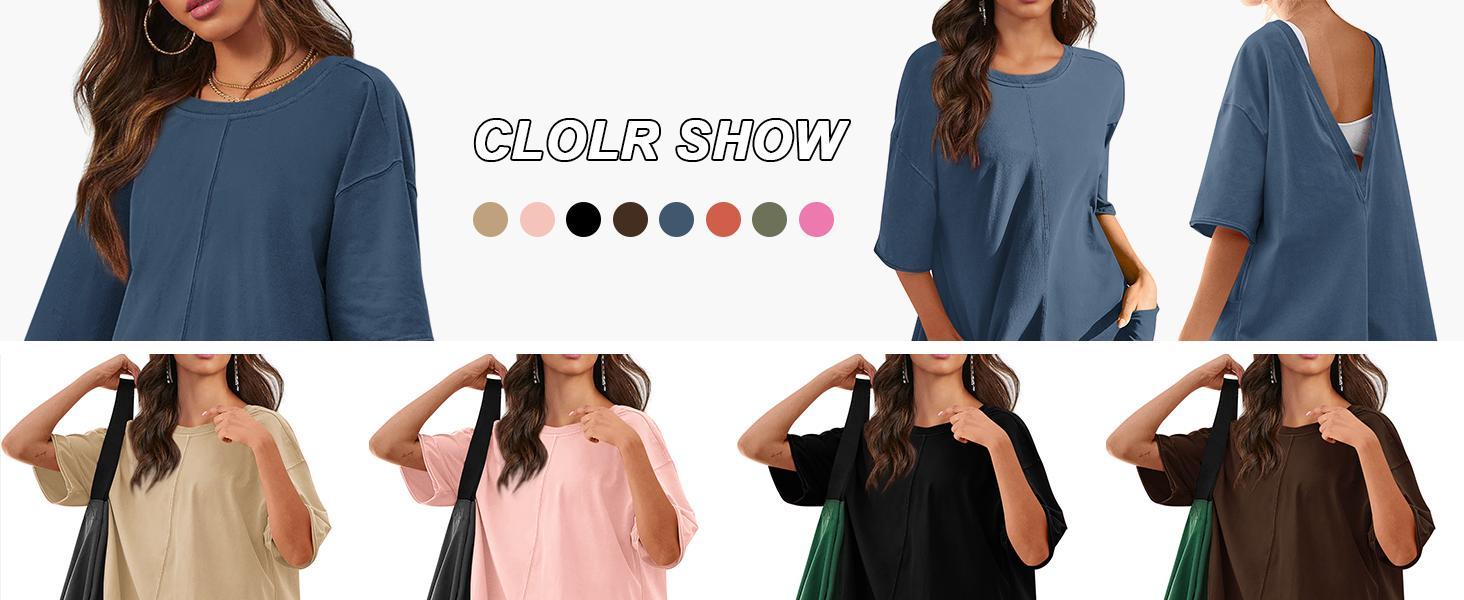 Imily Bela Rompers for Women 2024 Summer Athletic Oversized Romper Short Sleeve Jumpsuit with Pocket