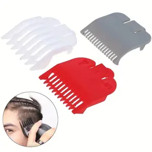 3-Piece Hair Clipper Guard Comb Set, Practical Trimming Guide for Styling, Replaceable Barber Tool Accessories, Essential Grooming Kit, Hair Tools, Barber Equipment