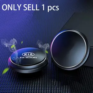 Custom Round Flying Saucer Car Air Freshener, Dashboard Fragrance Diffuser, Vehicle Interior Scent Ornament, Kia Car Accessories
