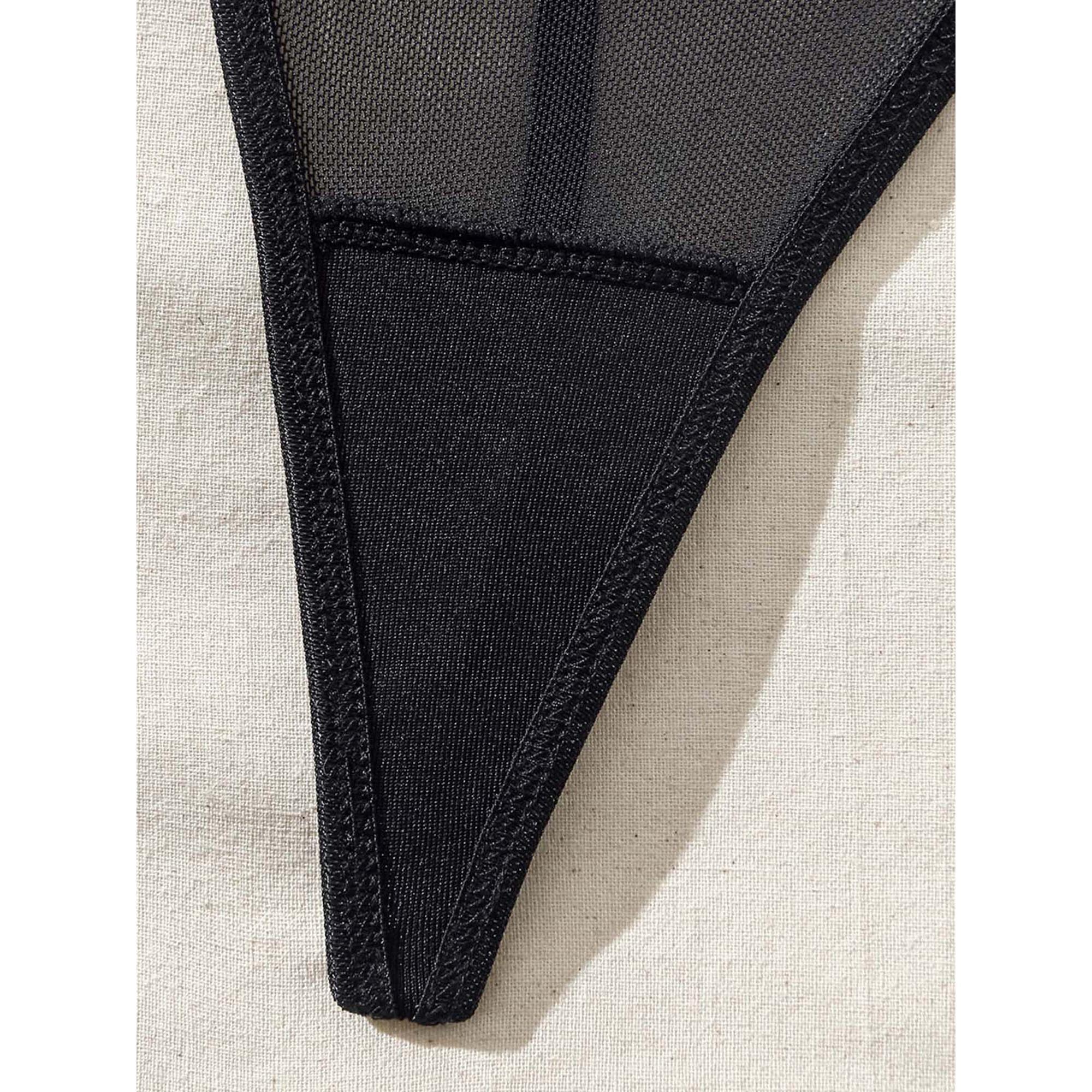 Women Lingerie Babydoll Underwear PU Leather Lace Patchwork Slip Dress Bustier Corset Nightgown Nightie with Thong