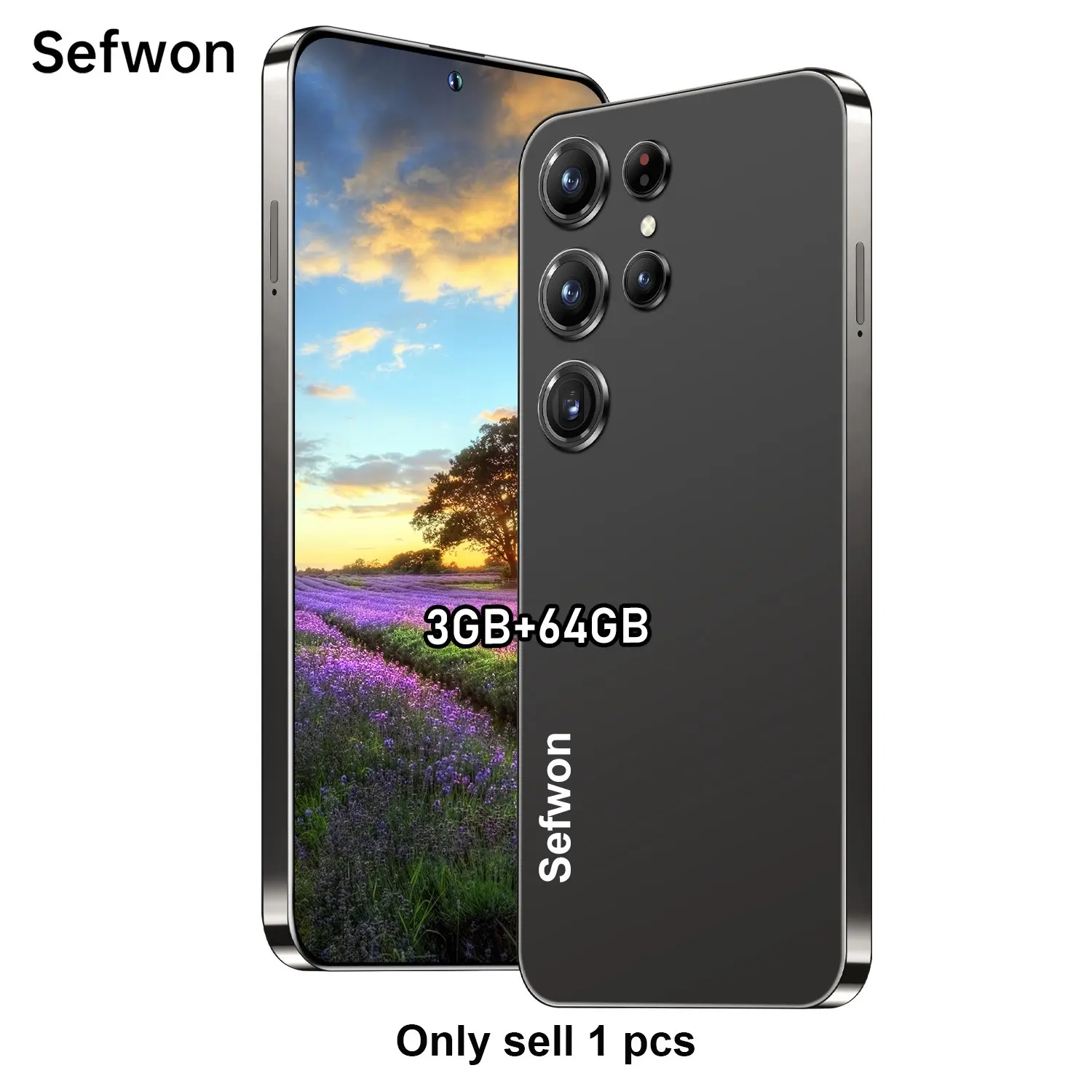 Latest Unlocked Smart Android Phone, Dual Sim Slot, 6.56-Inch Screen, Quad-Core Cpu, Android 10, 5mp+13mp Camera, 4g Network, 3+64GB Storage, 3800mah Battery