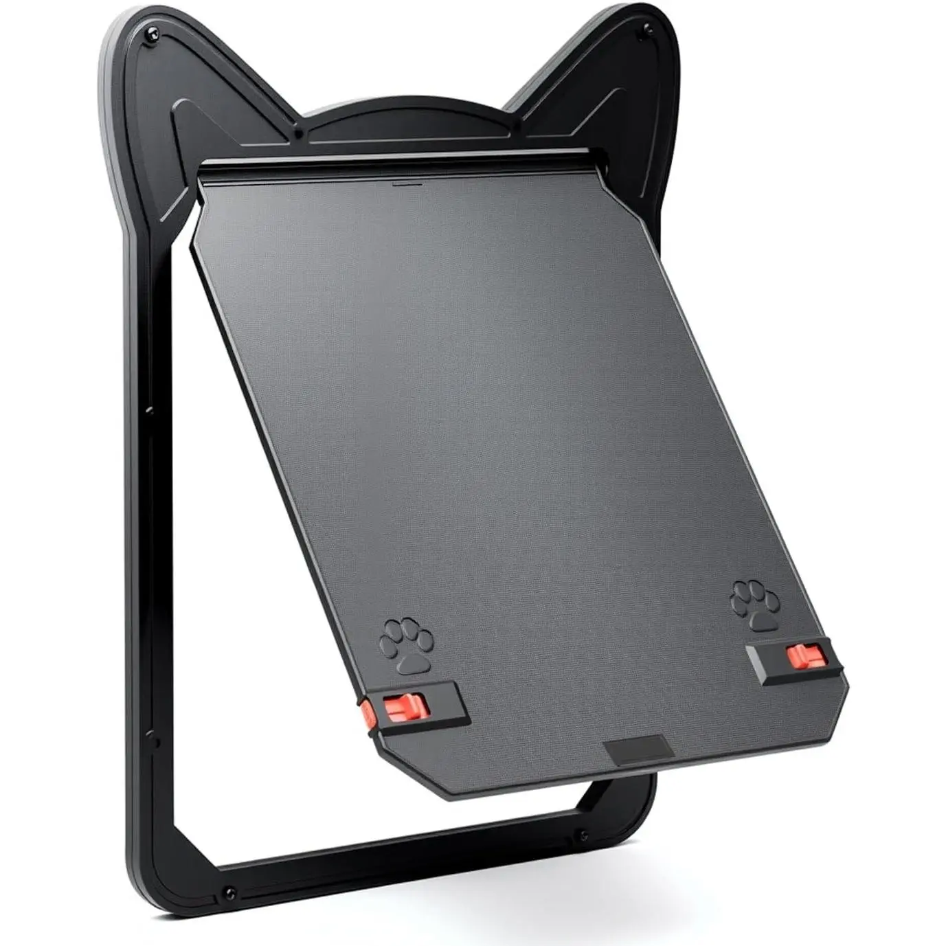 Magnetic Lockable Pet Screen Door for Small Dogs & Cats (8.59x6.62"), Medium Size, Heavy-Duty Scratch-Resistant Flap, Easy-to-Install Security Latch for Sliding Glass Patio Doors