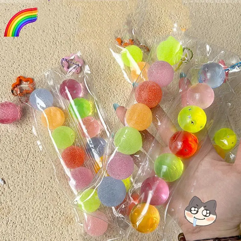 Creative Imitation Candy Skewer & Ball Fidget Toys, Mini Skittles & Fudge Fingertip Stress Reliever, Novelty Fun Girl Gift for Toys & Hobbies