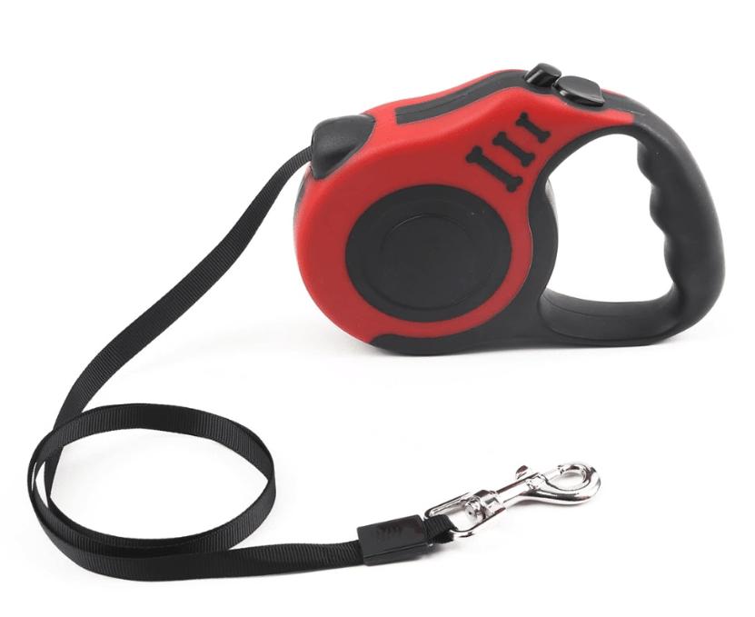 16.5FT Pet-Friendly Retractable Dog Leash & Adjustable Collar - Perfect for Safe Walking in the United States