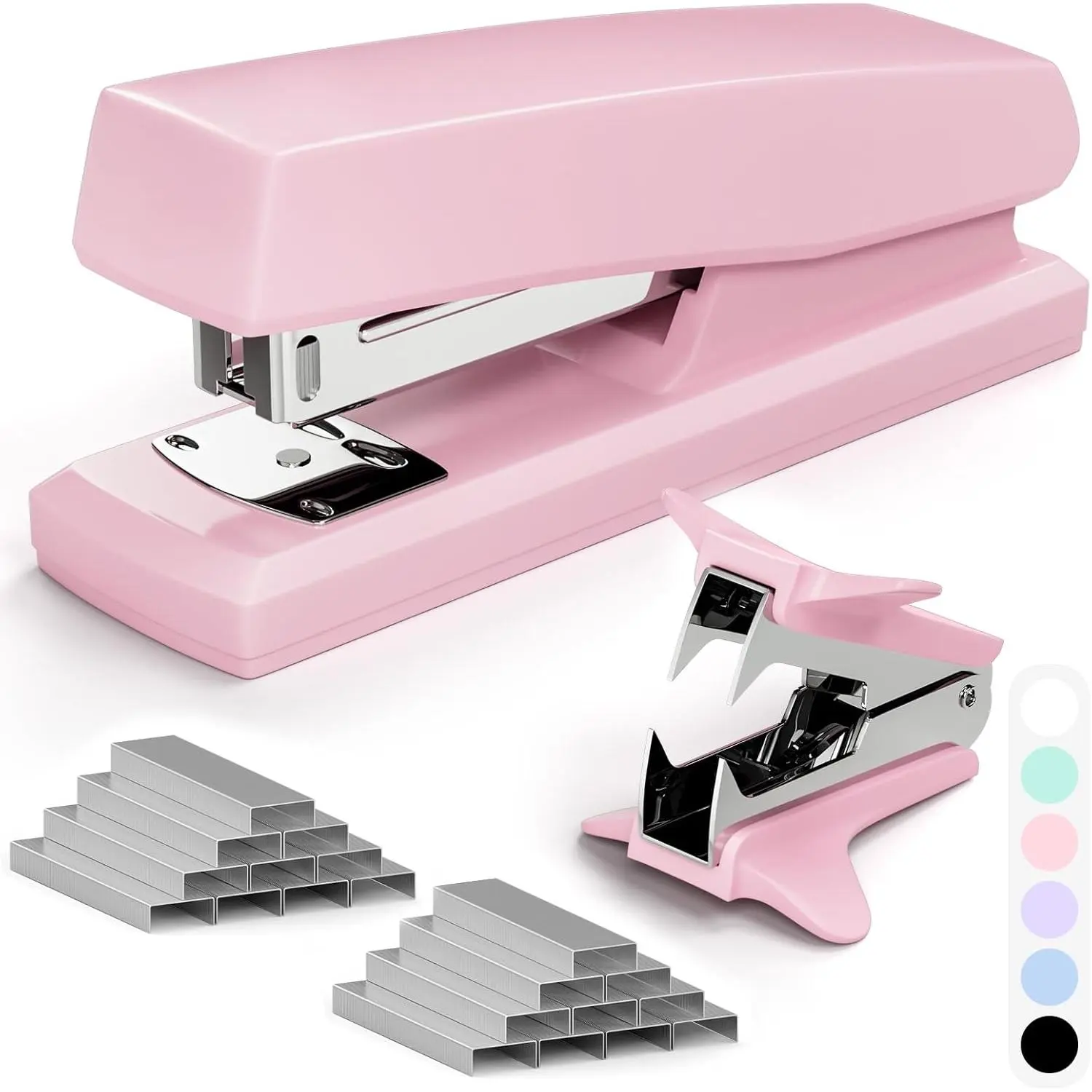 Office Stapler, Paper Stapler and ,  Office Supplies | 25 Sheet Capacity Desktop Stapler for Students and Office Clerks, Cute Stapler for Classroom, 2000  and Staple Remover