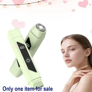 New wireless charging dual head shaver, portable mini electric hair trimmer, women's hair removal device, suitable for holiday gift giving