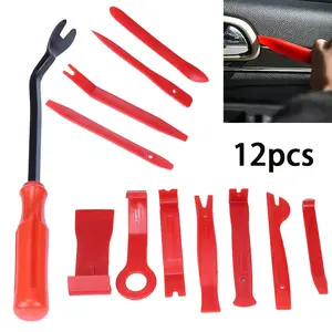12-Piece Car Trim Removal Tool Set, Panel and Window Tools, Plastic Trim Remover, Clip Puller, Ideal for Car Decoration Removal