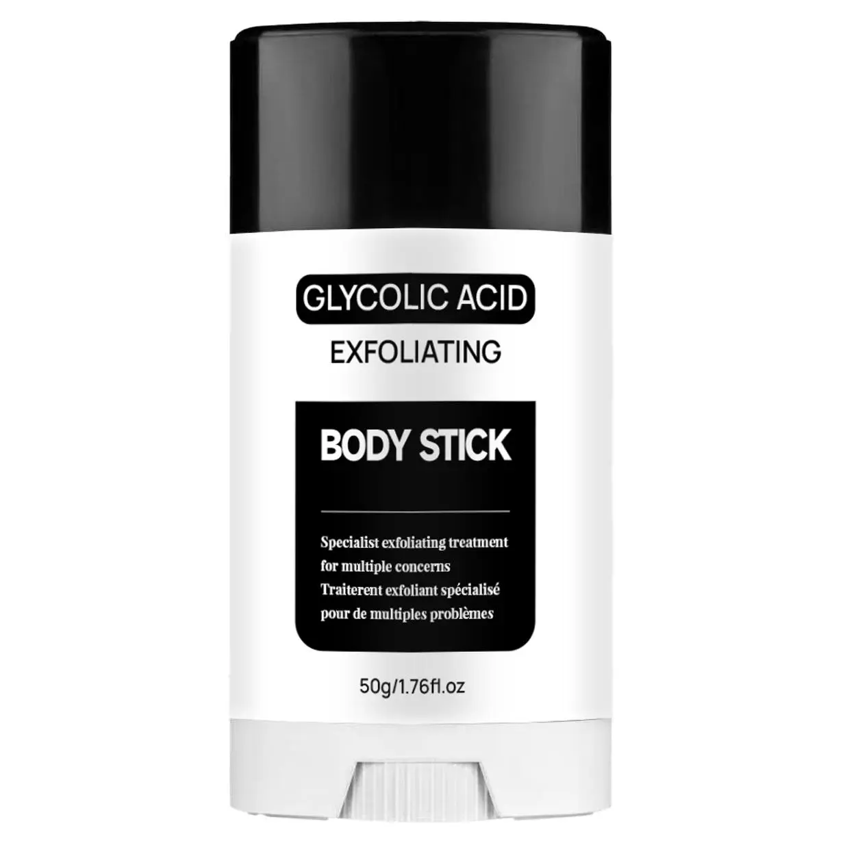 Glycolic Acid Exfoliating Body Stick, Gentle Skin Care Treatment, Effective Acne Prevention, Natural Ingredients, Ideal for All Skin Types, Gentle Exfoliator