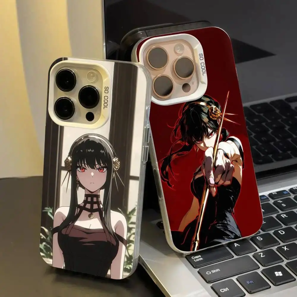 Yor Forger Anime Artwork Protective Cellphone Case - Flexible Casing, High-Detail Soft Cover, Compatible with iPhone 11-17 Pro Max/Plus & Samsung Galaxy S23-S25 Mobile Accessories