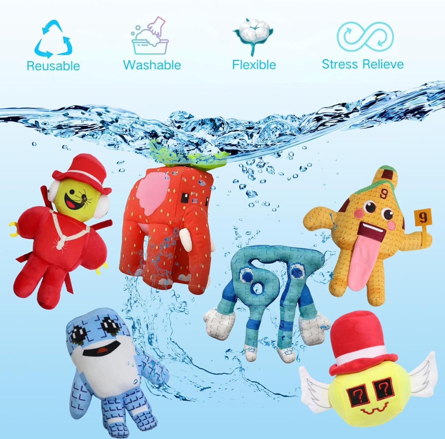 2Pcs Brainrot Plush Toy – Viral Soft Stuffed Animal for Game Fans, Funny Home Decor Couch Accessory, Cute Gift for Collectorsv