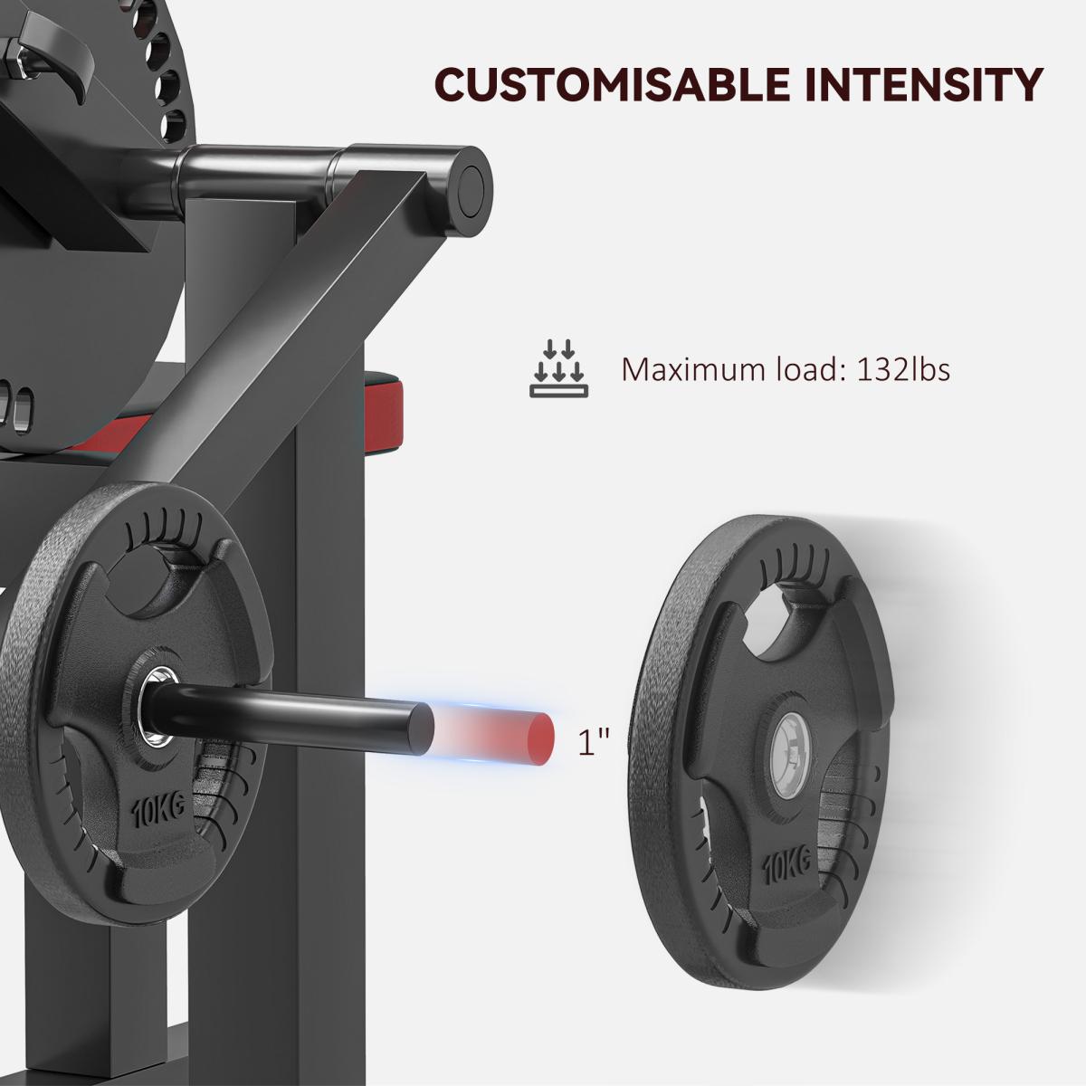 [Fahuac] 2-in-1 Preacher Curl Bench with Adjustable Seat - Bicep & Tricep Machine for Home Gym, 6 Elbow Heights & 5 Seat Heights, 132LBS Load Capacity.