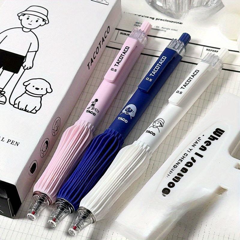 Cute Animal Design Retractable Gel Pen, 4 Counts 0.5mm Fine Point Quick-dry Ink Pen, Smooth Writing Pen for Journaling, Office Gifts
