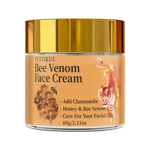Yuitikue Bee Venom Cream with Chamomile and Honey, Moisturizing and Firming, Lightweight and Absorbing, Suitable for All Skin Types, 60g