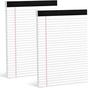 Legal Pads 8.5 x 11 White Note Pads 8.5 x 11 In 2 Pack Notepads 8.5 x 11 Writing Pads of Paper 8.5 x 11 Legal Notepads Wide Ruled White Lined Paper Pads 8.5 x 11 30 Sheets Per Legal Note Pads 8.5 x 11